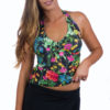 Studio Session 134 Edit Halter Supportive Tankini Top