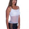 TS5B7890 Copy Mesh Sides Boy leg pants