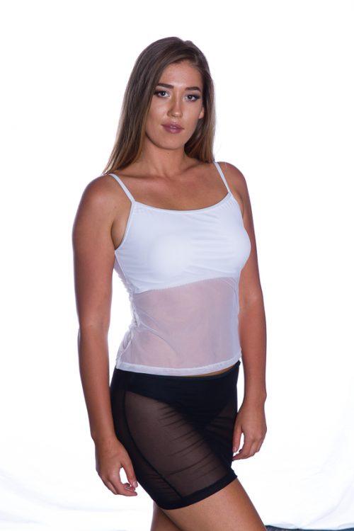 TS5B7901 Mesh Skort - Mesh Skirt with Built in Bikini bottoms