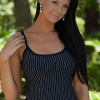 c156e blk wh str Supportive Singlet top-Sale