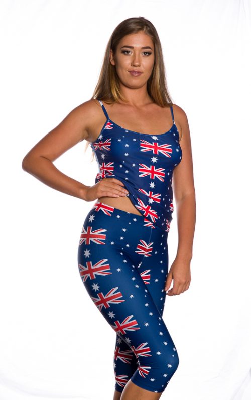 ts5b7673 Singlet top - Australian Flag