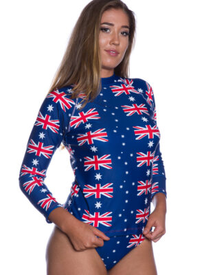 Aussie Flag Pammy Retro Bikini Set -OZ