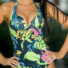C222 TAHITI Pammy Cami Super Booster Tankini-Sale